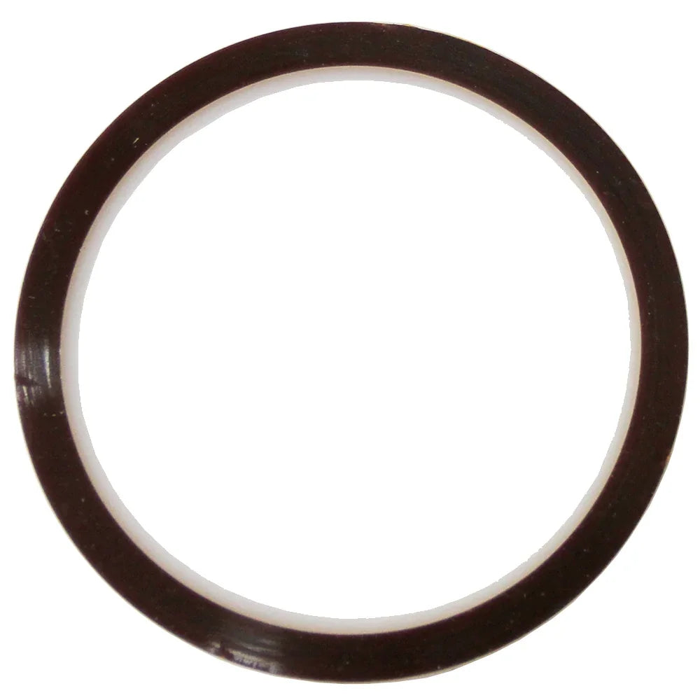 Black rubber ring with a smooth texture, designed for use with the 38cm Swing Press and vinyl cutter, ensuring a secure fit