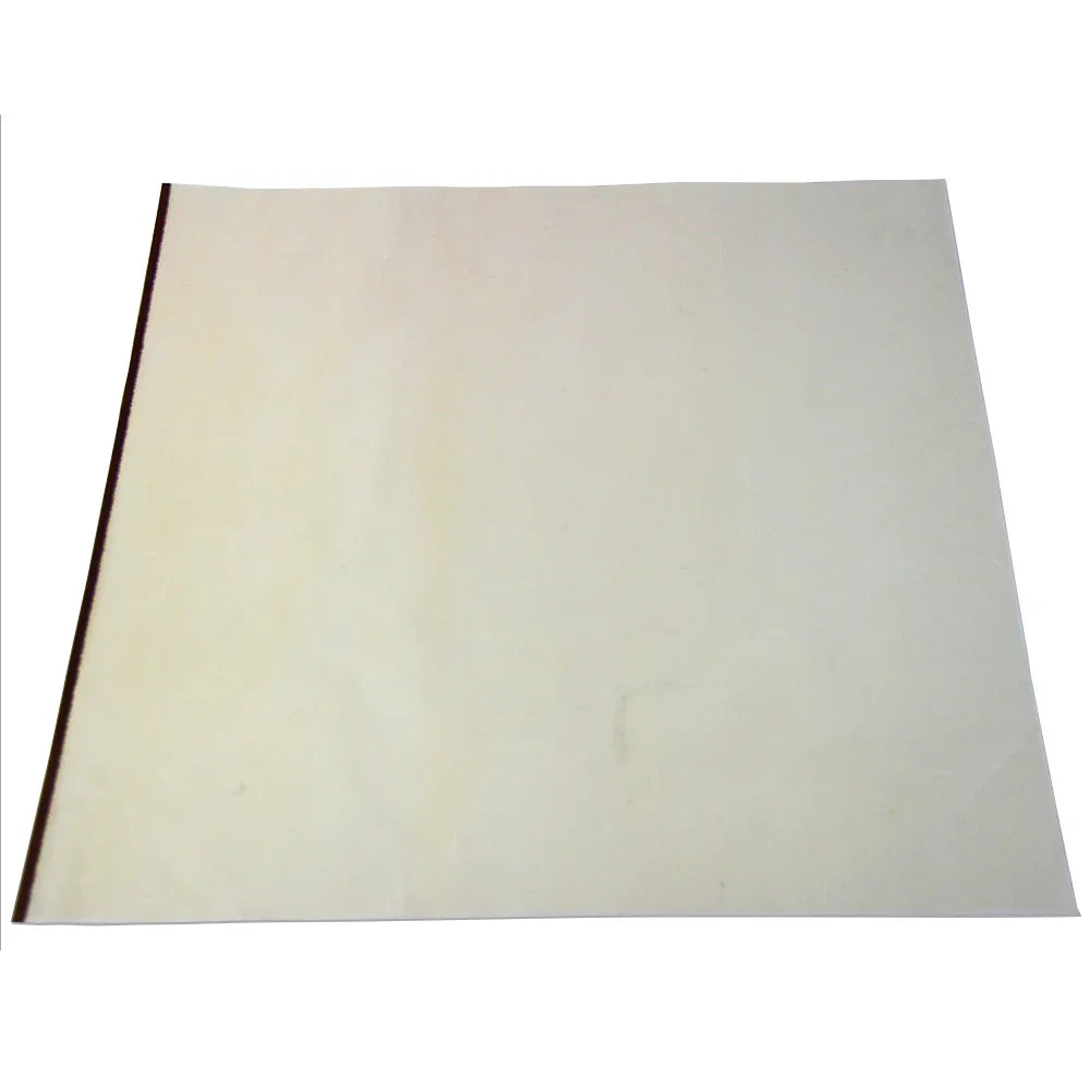 Two large, smooth, white PTFE sheets measuring 48cm x 58cm, ideal for non-stick surfaces and heat resistance in various applications