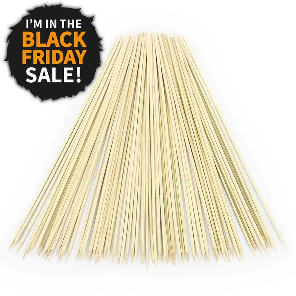 KuKoo wooden candy floss sticks in a bundle, featuring natural wood color and smooth texture, perfect for serving cotton candy