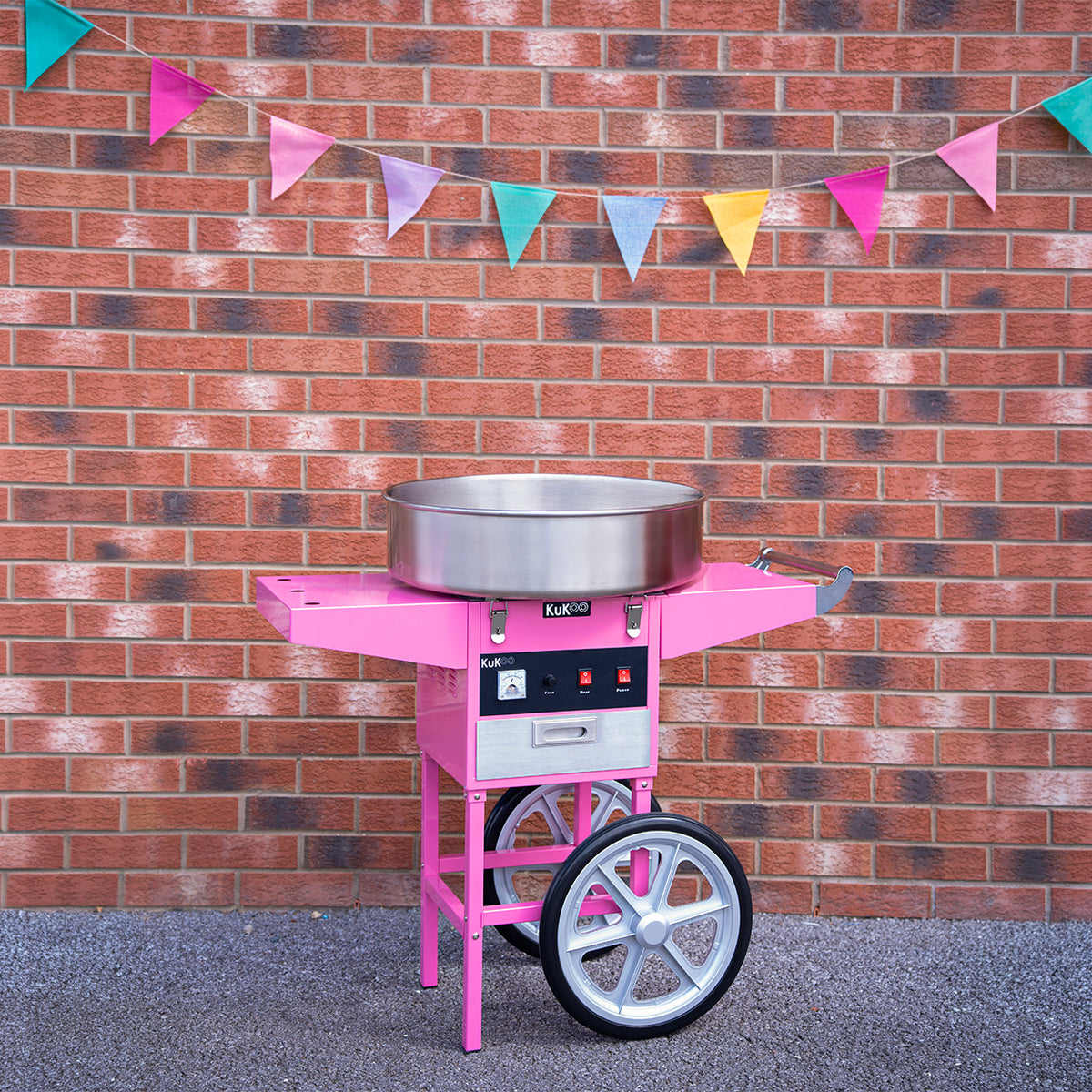 KuKoo Candy Floss Machine, Cart & Accessories
