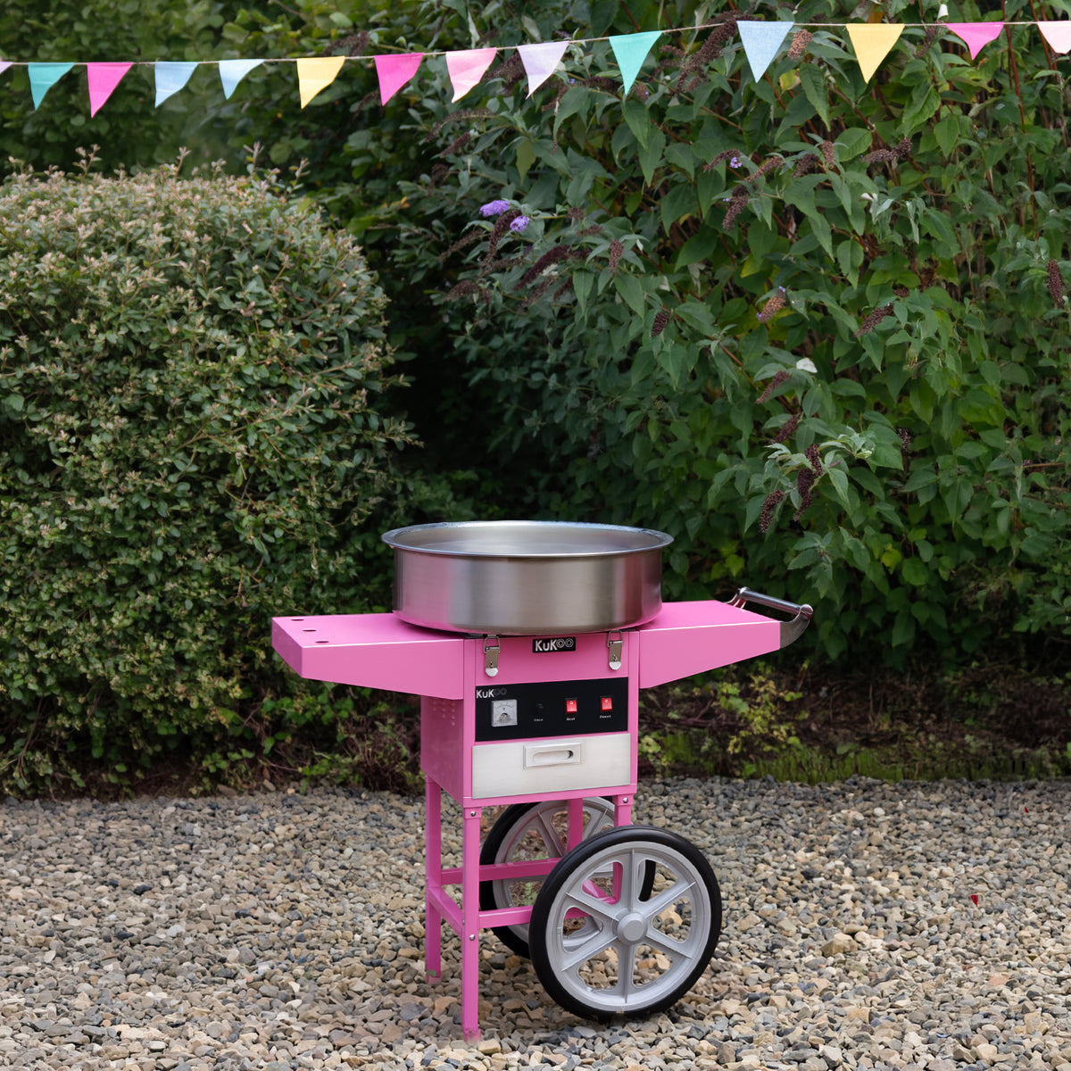 KuKoo Candy Floss Machine, Cart & Accessories