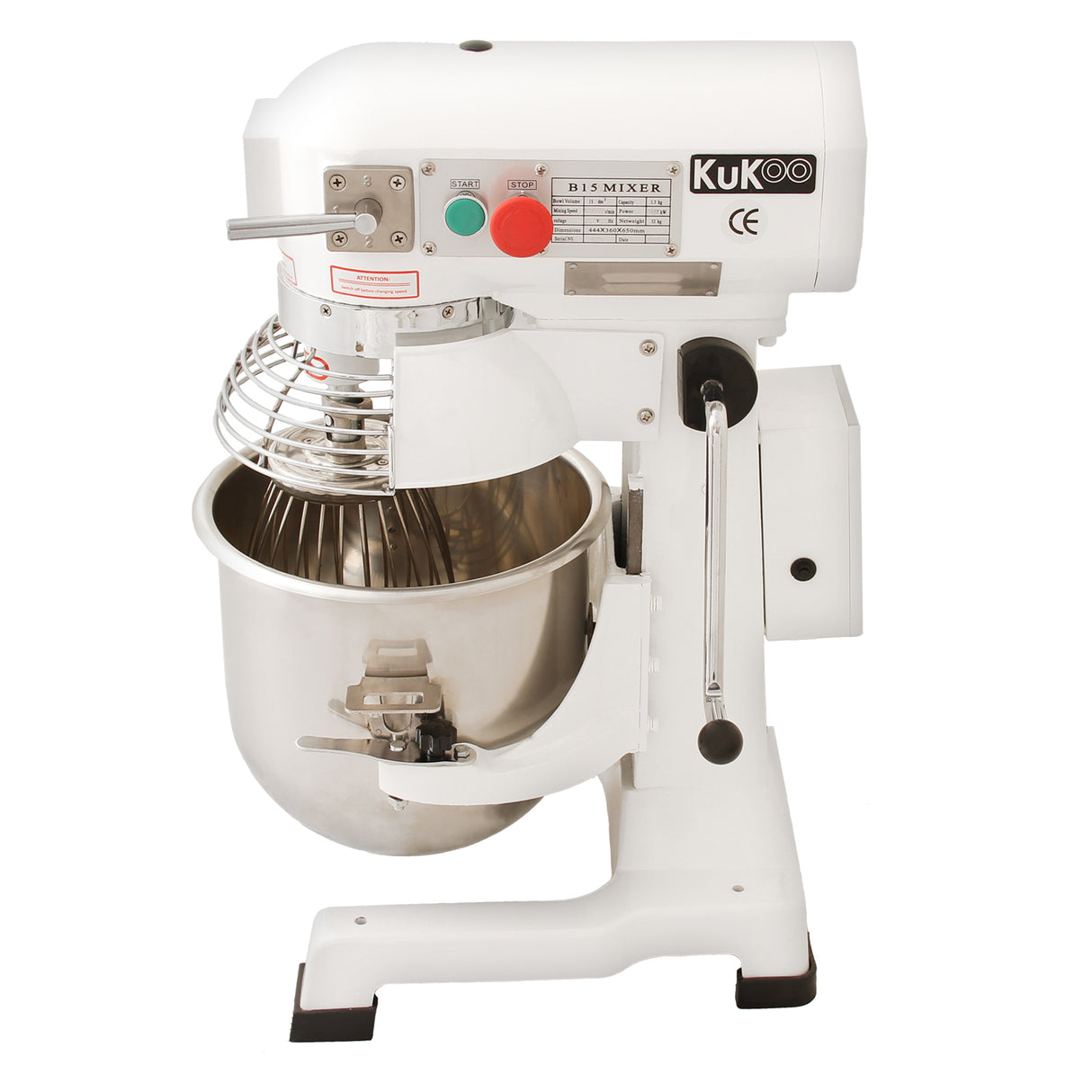 Commercial Planetary Food Mixer / Spiral Mixer - 15L