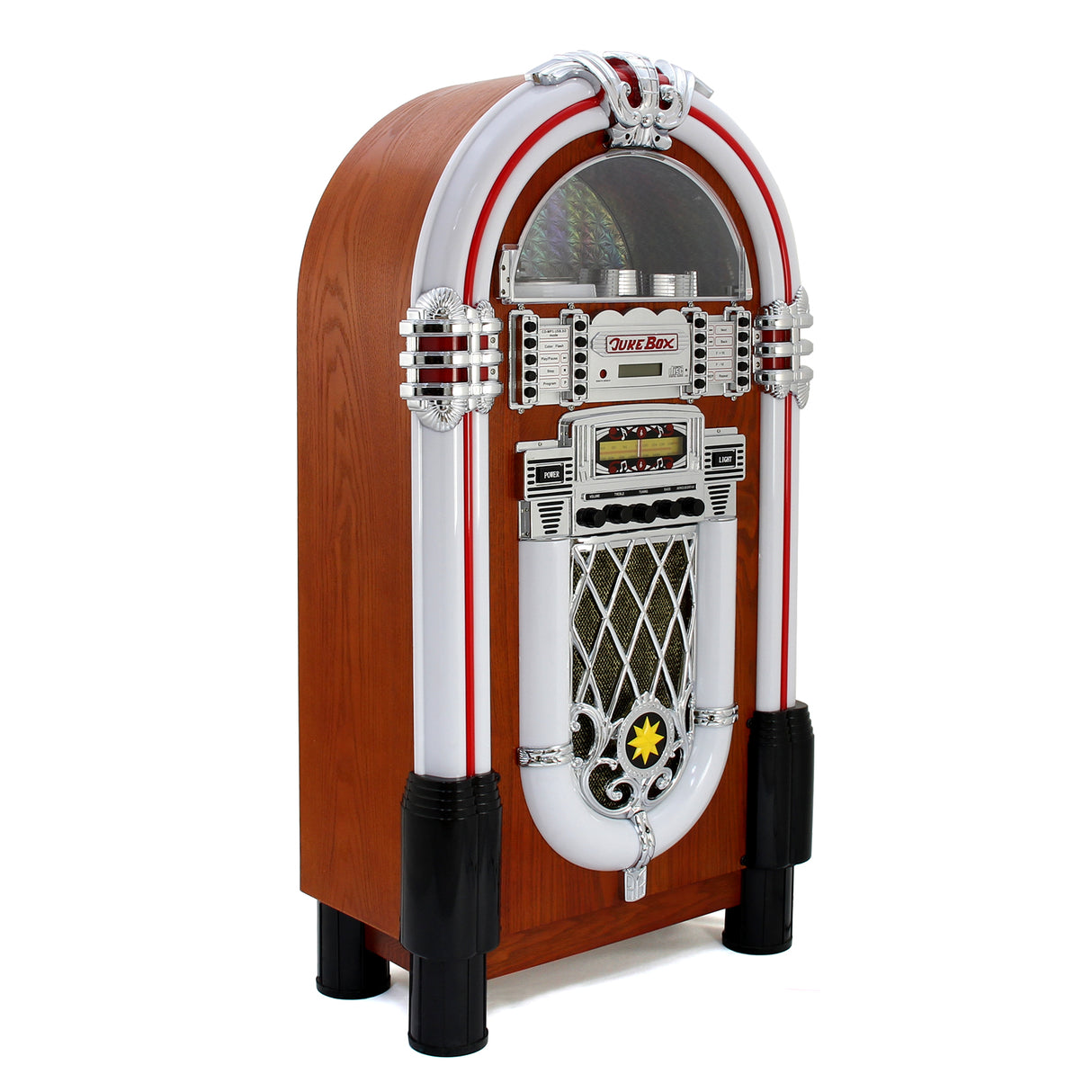 Retro Style Illuminated Jukebox Sound System
