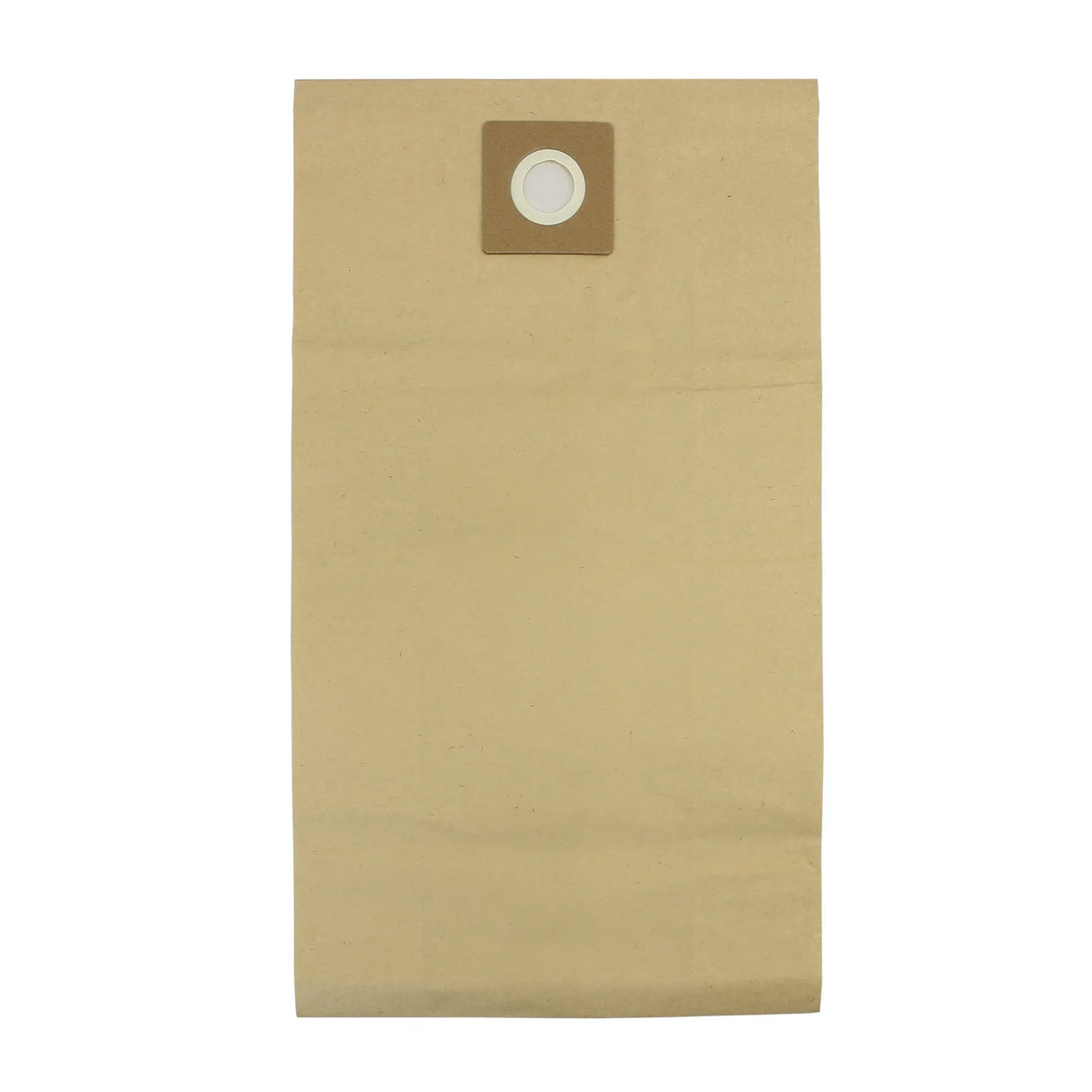 MAXBLAST 50L vacuum cleaner dust bags in a pack of five, featuring durable brown paper with a circular opening for easy installation