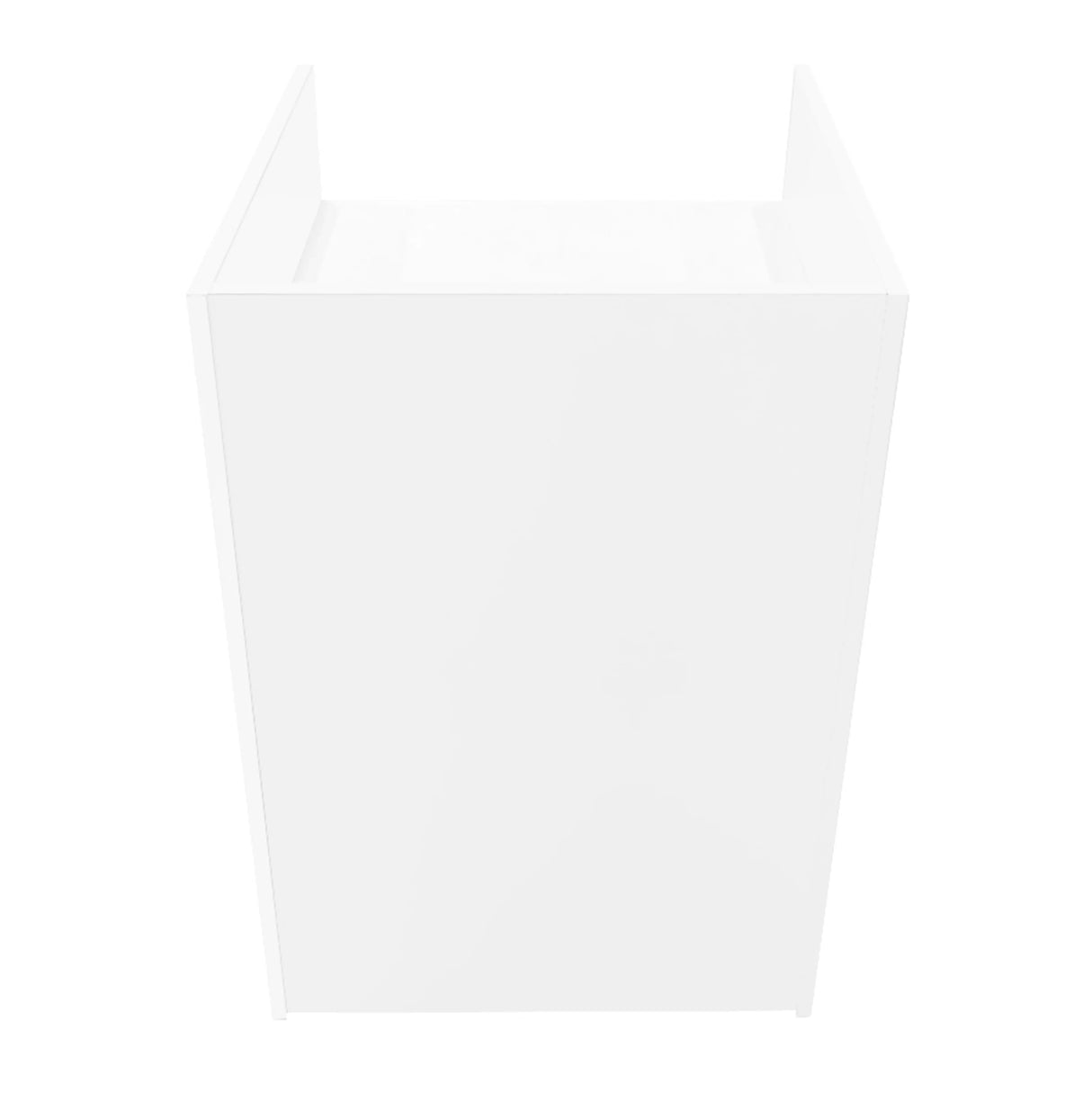 White Shop Counter Till Block TB60 with a sleek, modern design and smooth finish, ideal for retail environments