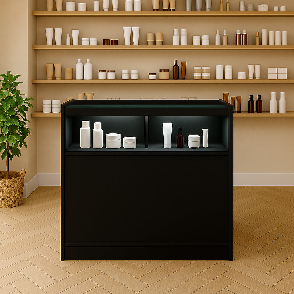 LED Retail Shop Counter B900 - Black