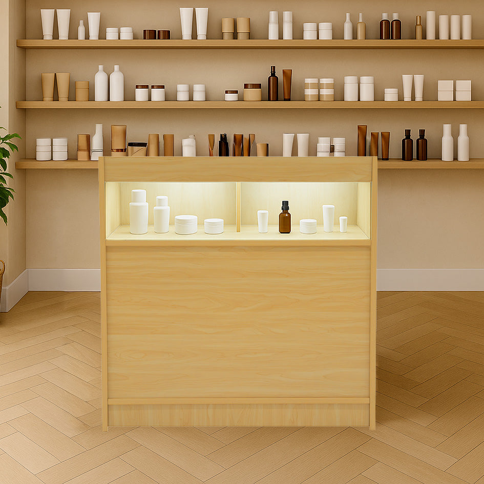 LED Retail Shop Counter B900 - Maple