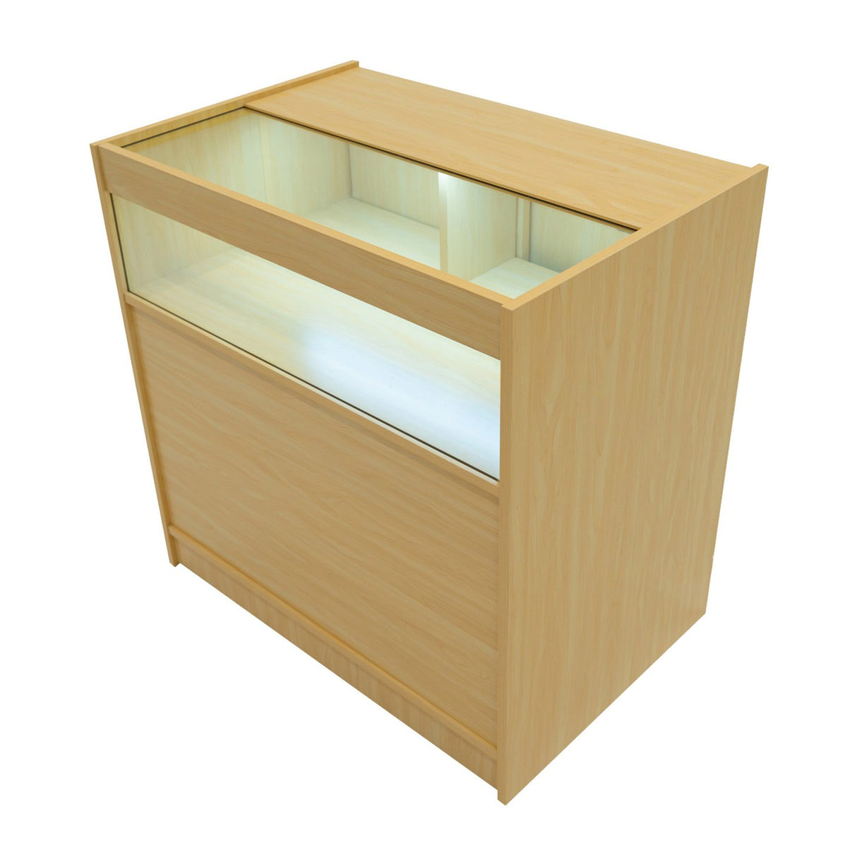 LED Retail Shop Counter B900 - Maple