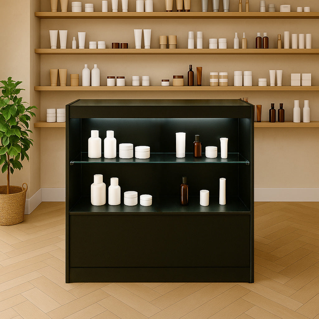 LED Retail Shop Counter C900 - Black