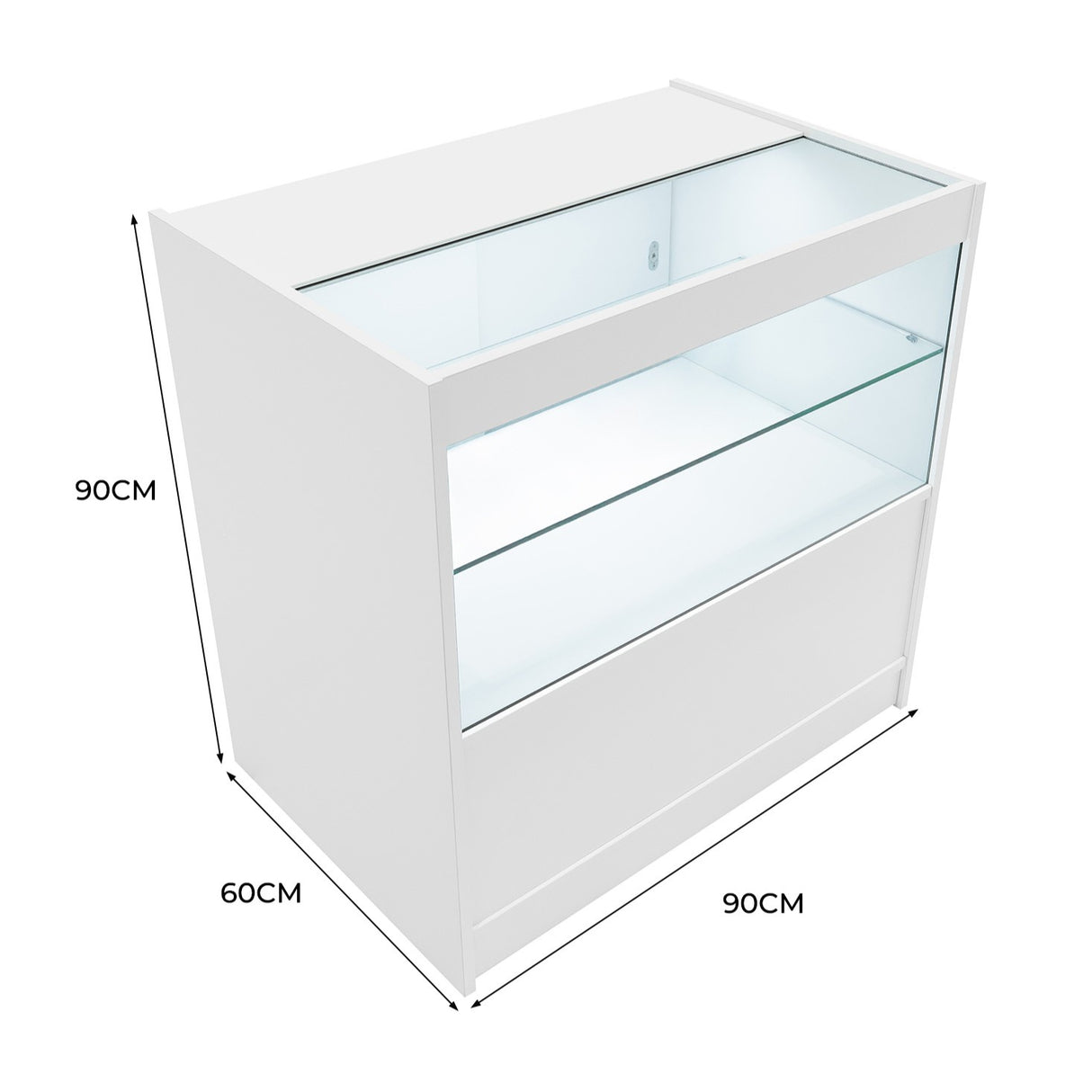 LED Retail Shop Counter C900 - White