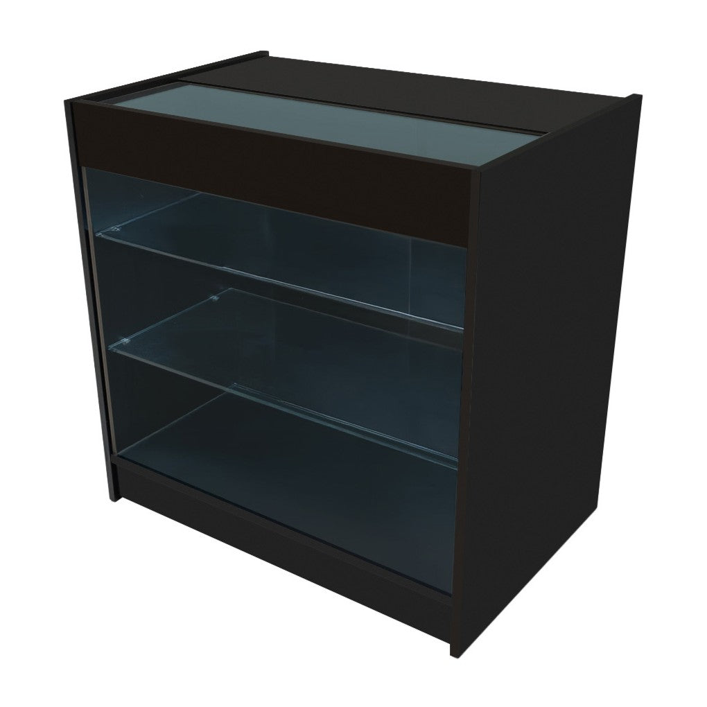 LED Retail Shop Counter K900 - Black