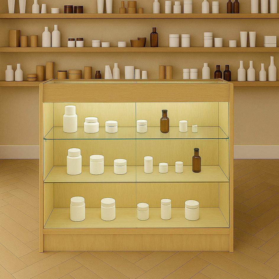 LED Retail Shop Counter K900 - Maple