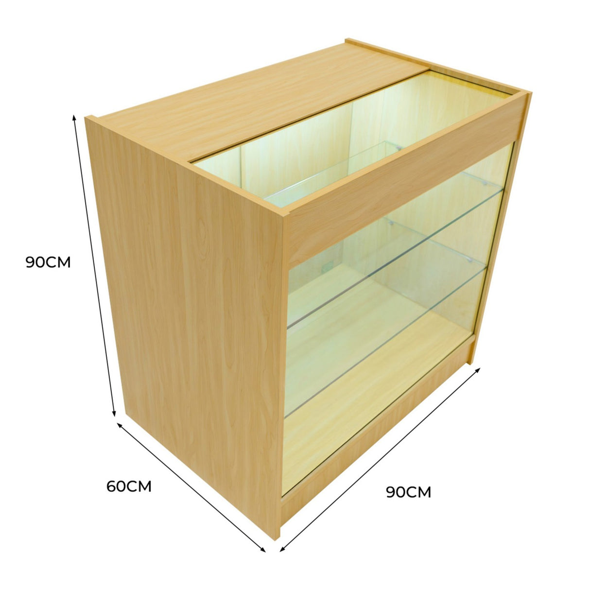 LED Retail Shop Counter K900 - Maple