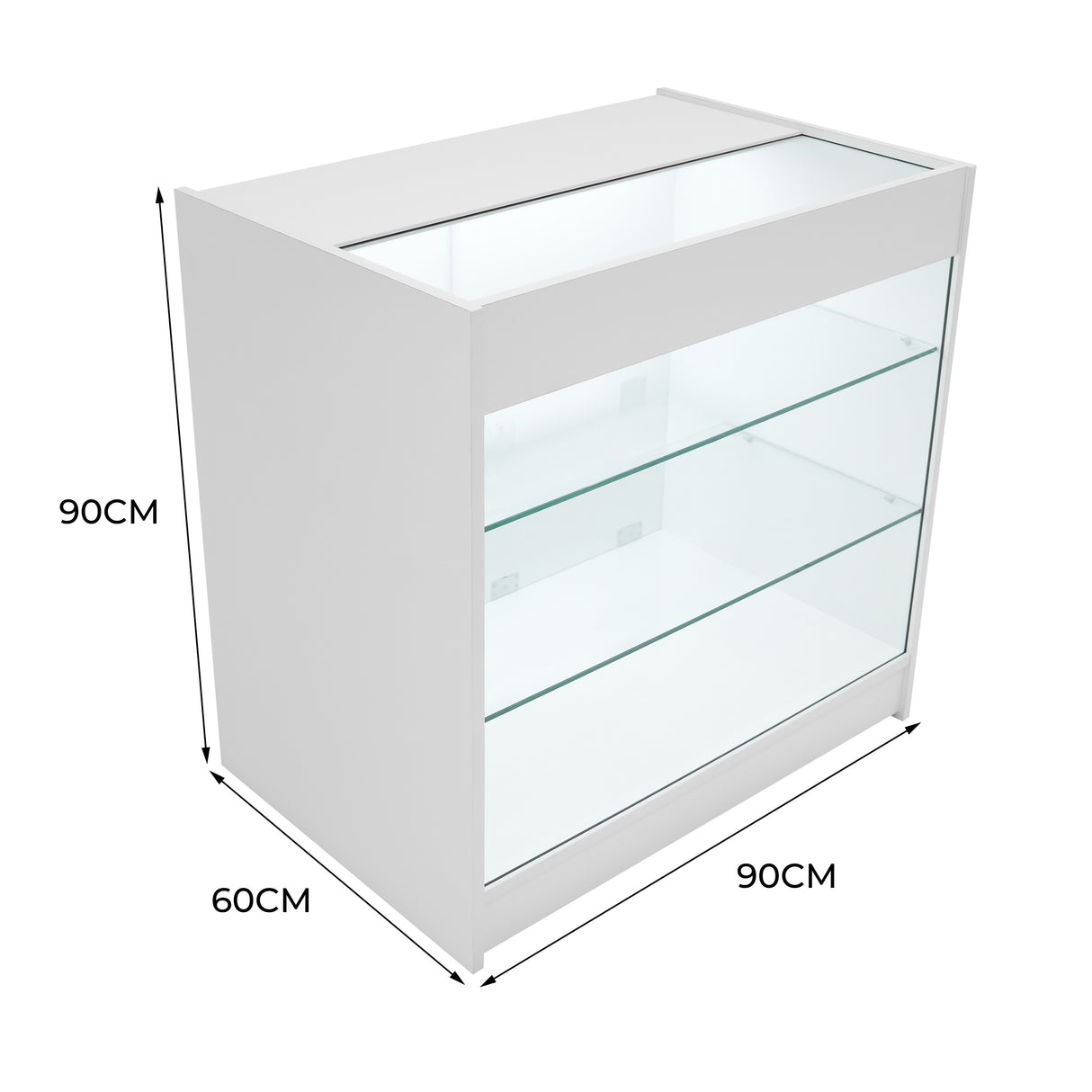 LED Retail Shop Counter K900 - White
