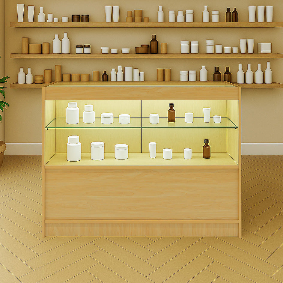 LED Retail Shop Counter C1200 - Maple