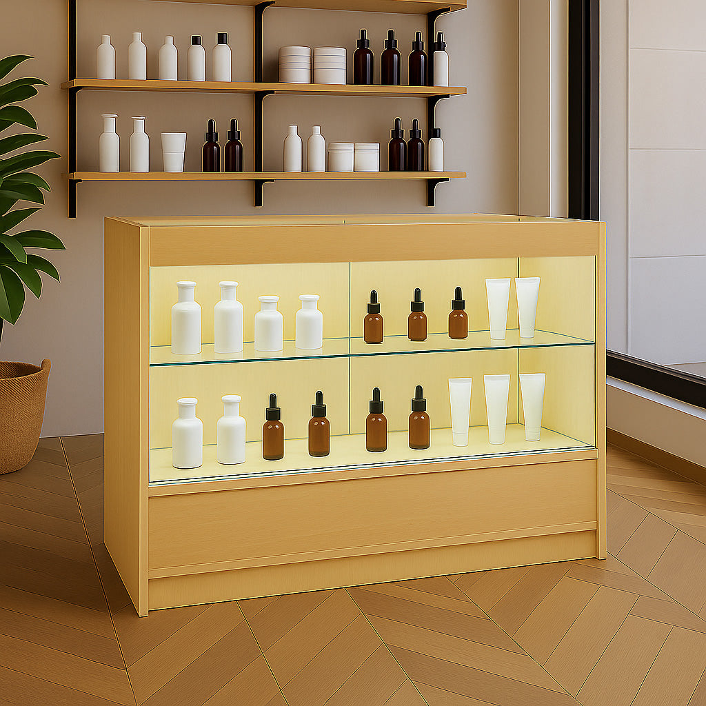 LED Retail Shop Counter C1200 - Maple