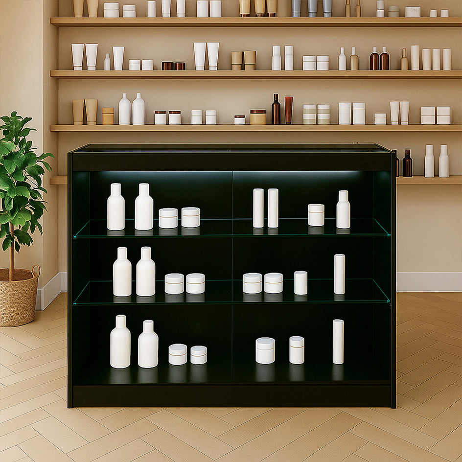 LED Retail Shop Counter K1200 - Black
