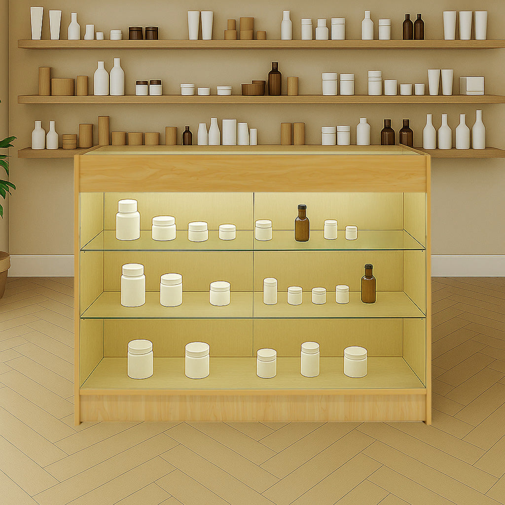 LED Retail Shop Counter K1200 - Maple