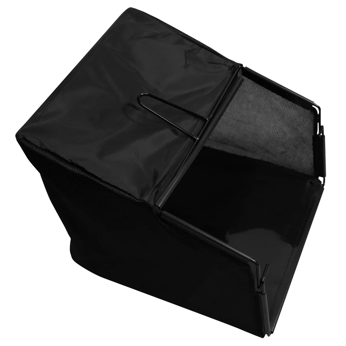 T-Mech Artificial Grass Vacuum collection bag in black, featuring a sturdy mesh top and a smooth, durable base for easy debris collection