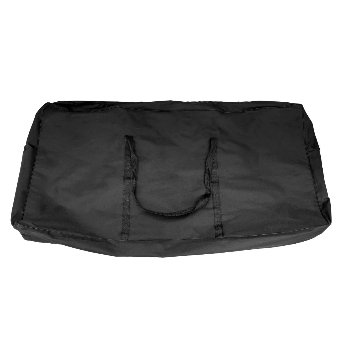 Durable black carrying bag for DJ Disco Booth, featuring sturdy handles and a spacious design for easy transport and storage