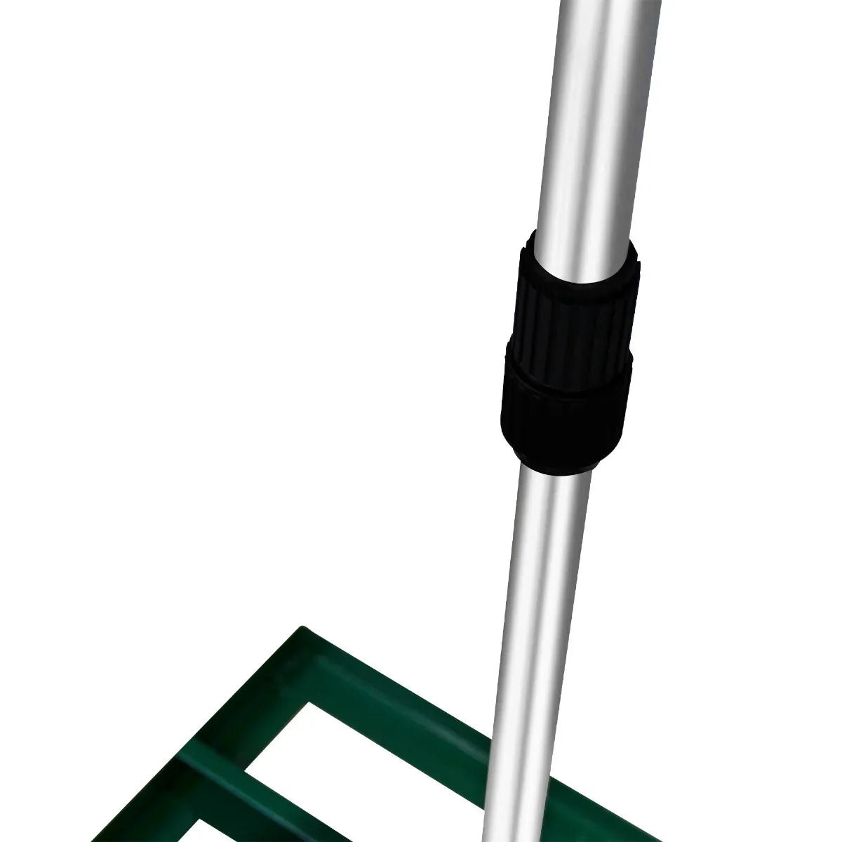 T-Mech Lawn Leveller 50cm in green with a sturdy aluminum handle and textured leveling plate for smooth lawn surfaces