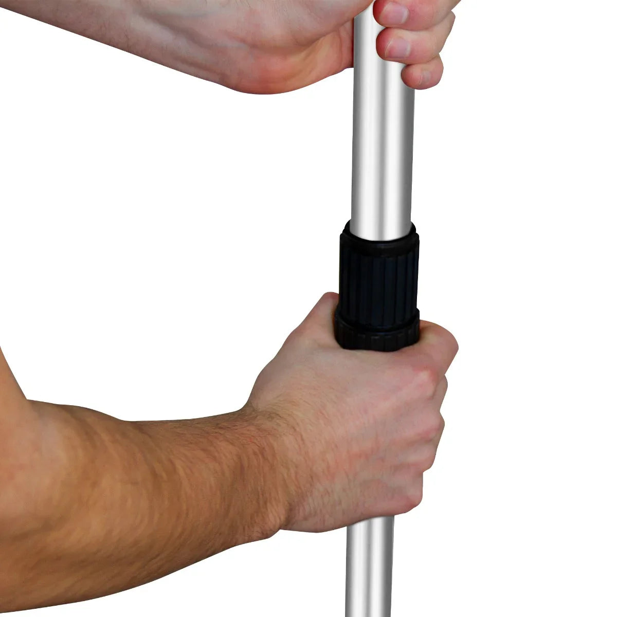 T-Mech Lawn Leveller 100cm with sturdy aluminum handle and black grip, designed for easy lawn leveling and maintenance