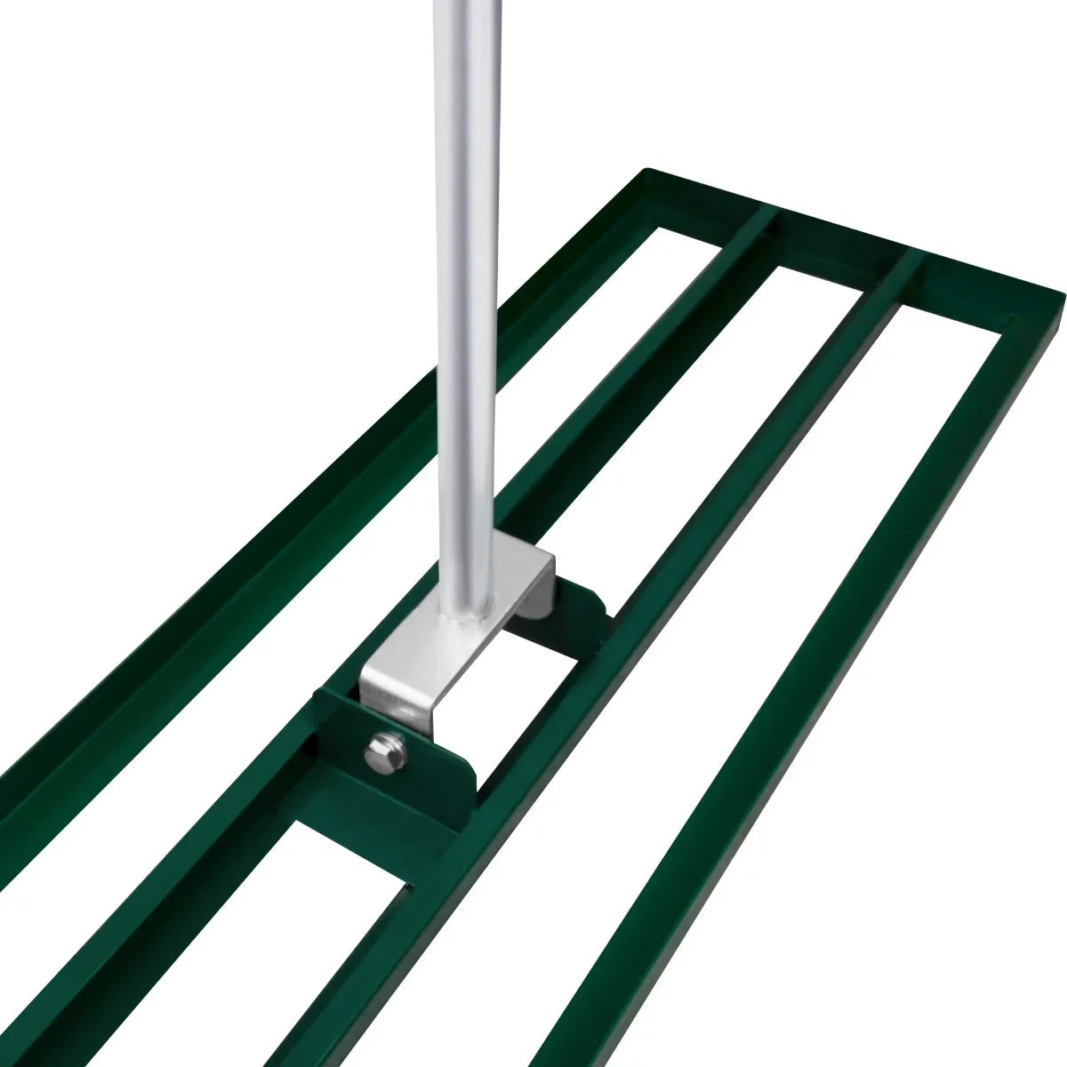 T-Mech Lawn Leveller 100cm in green, featuring a sturdy metal frame, smooth surface, and adjustable handle for easy lawn leveling
