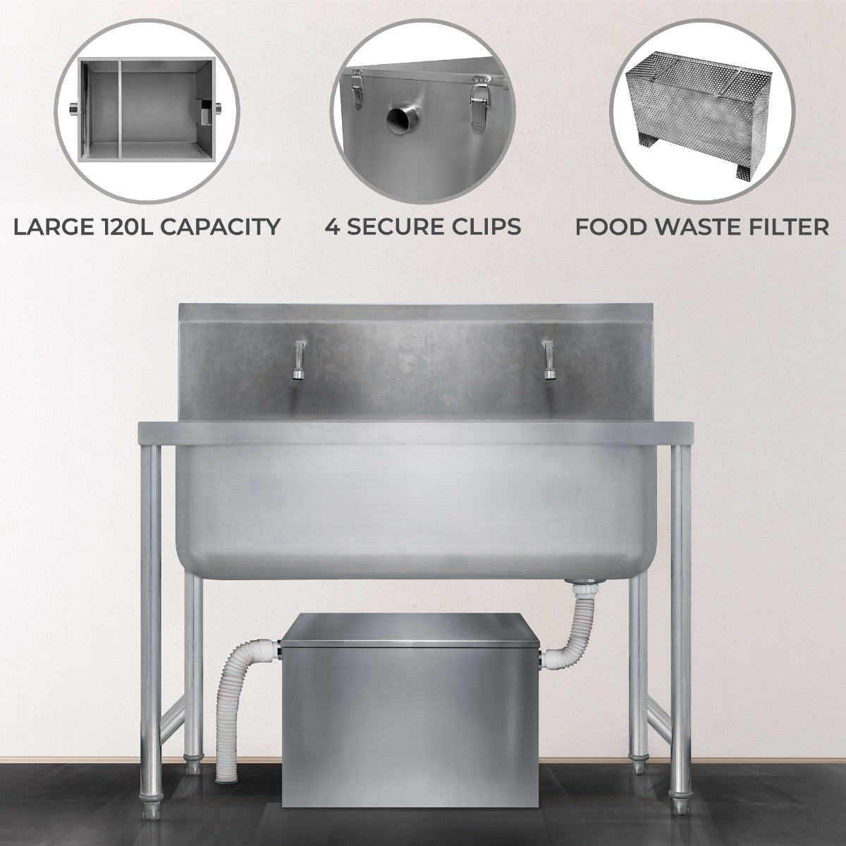 KuKoo Grease Trap – 120 Litres