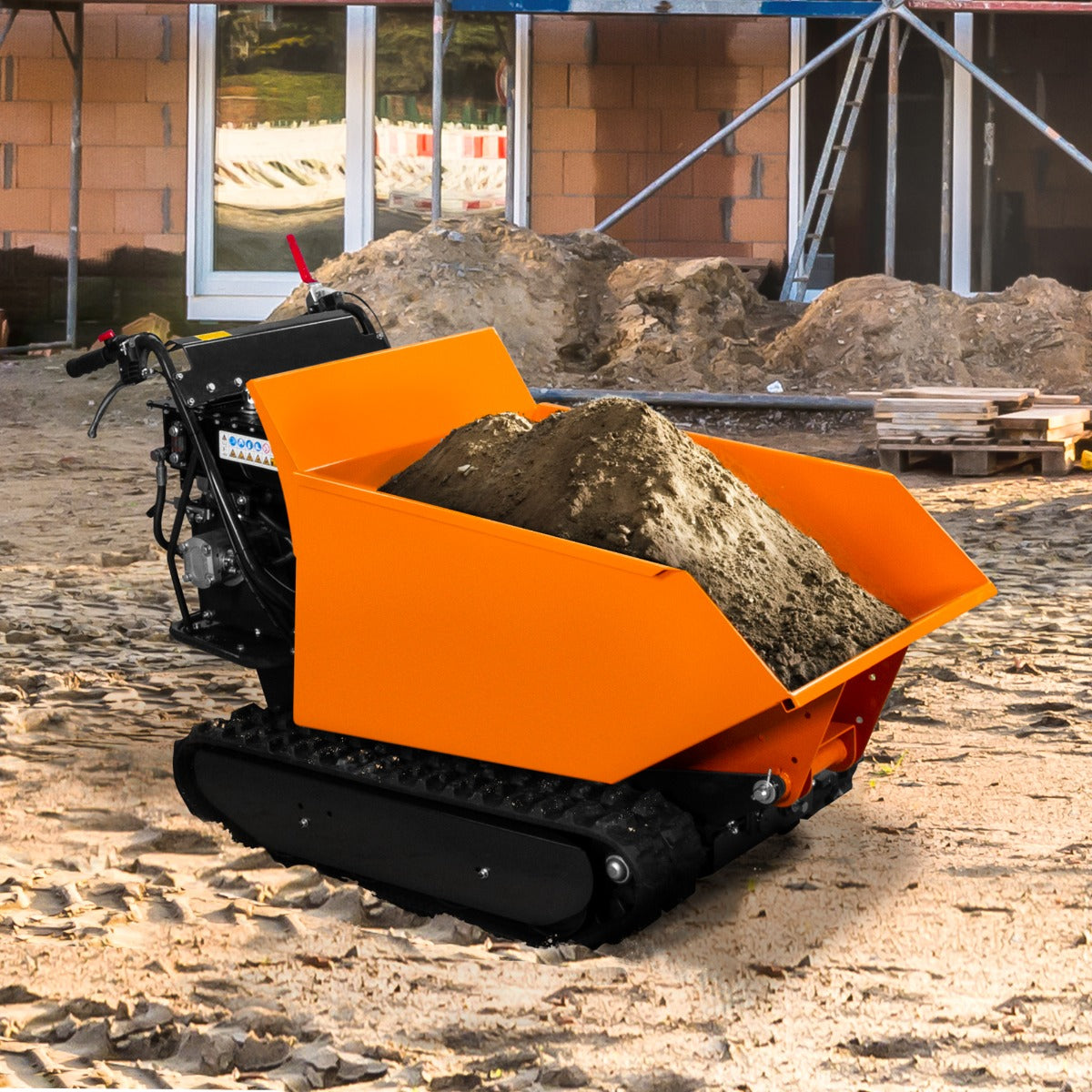 Tracked Mini Dumper Petrol Tipper