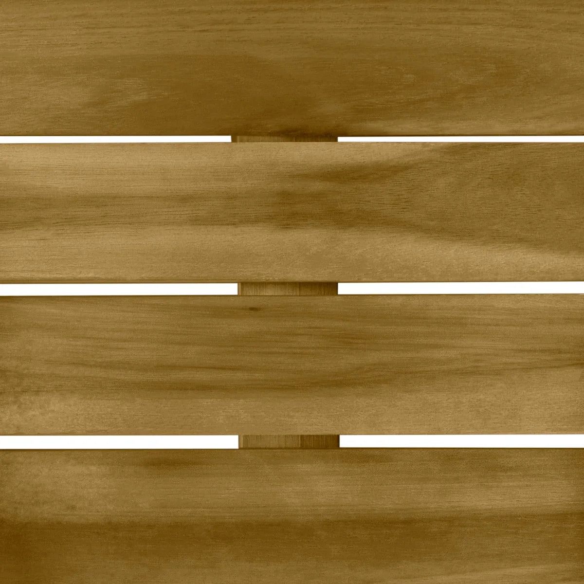 Natural wood slats of the Companion Seat, showcasing a warm honey finish and smooth texture, ideal for outdoor relaxation