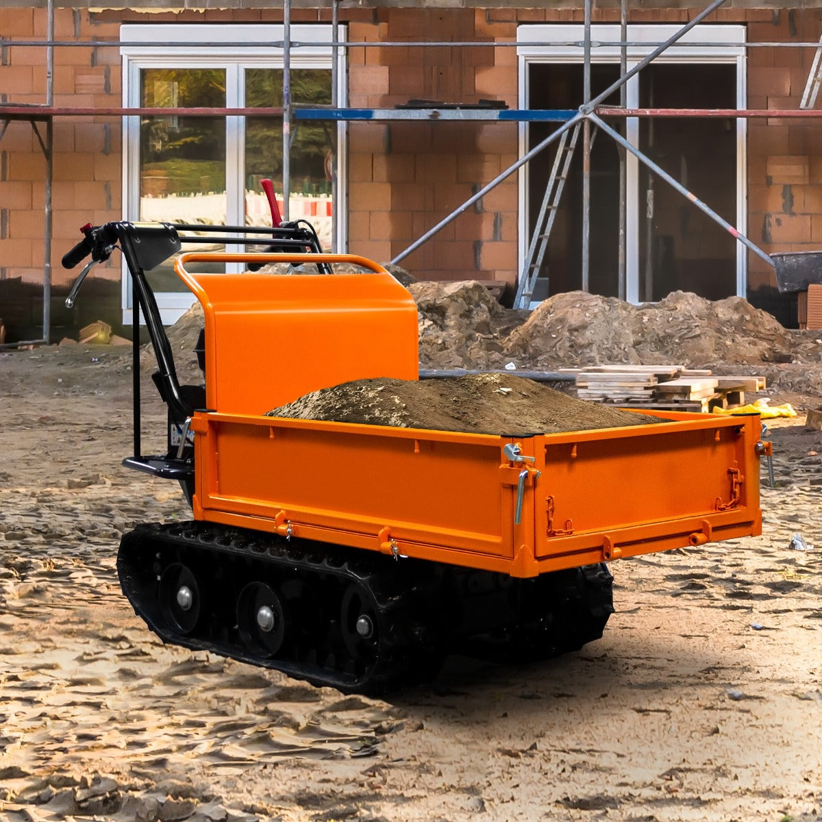 Tracked Mini Dumper Petrol Transporter