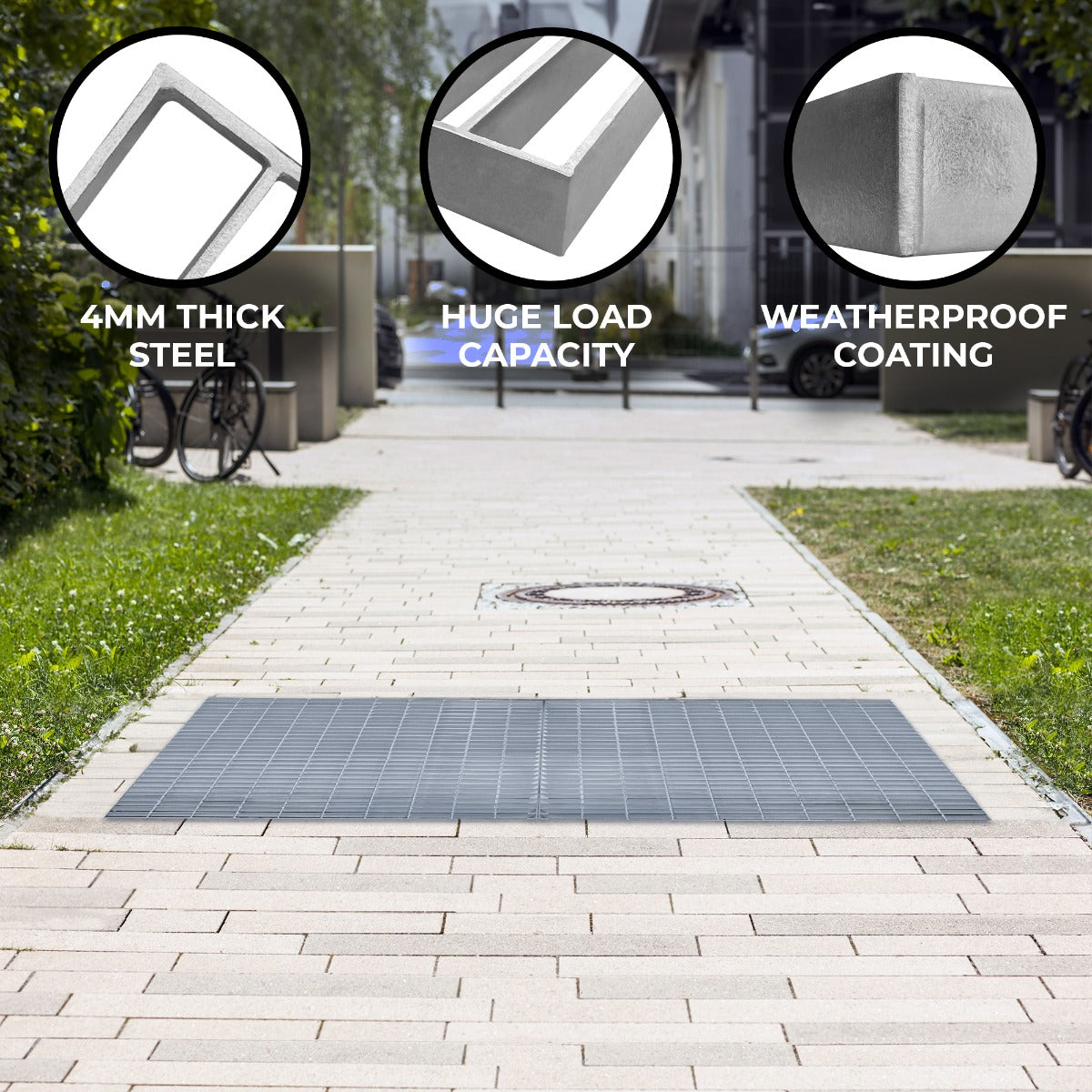 Galvanised Grating - 1000mm x 1000mm