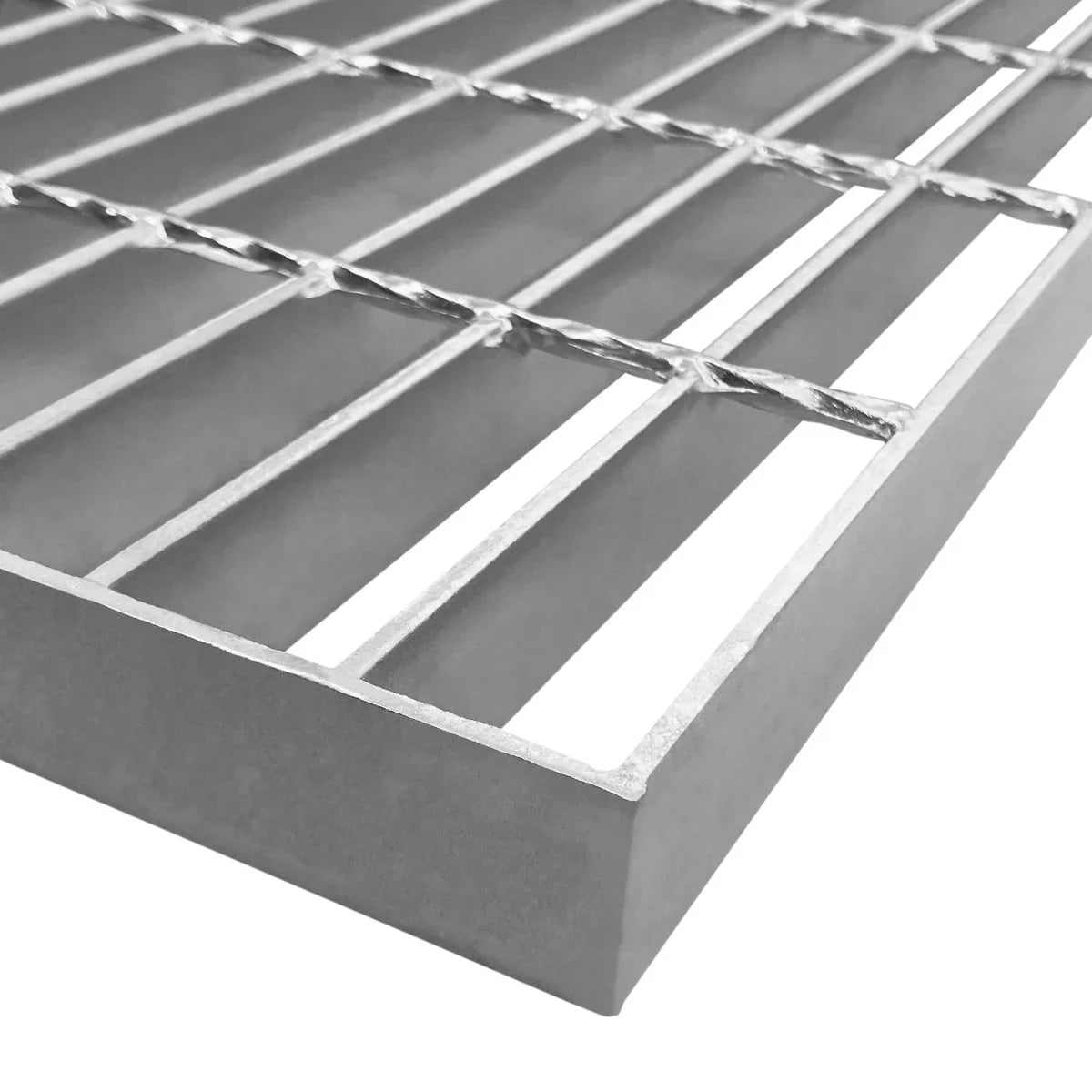 Galvanised grating measuring 1000mm x 600mm, featuring a sturdy metal grid design with a smooth, shiny finish and robust construction