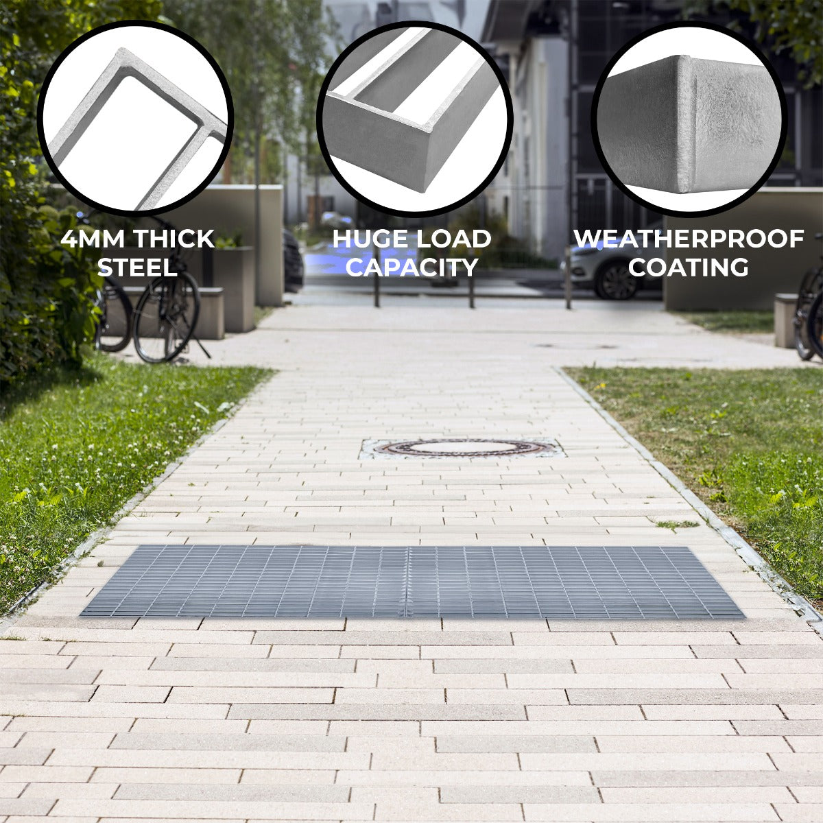 Galvanised Grating - 800mm x 800mm