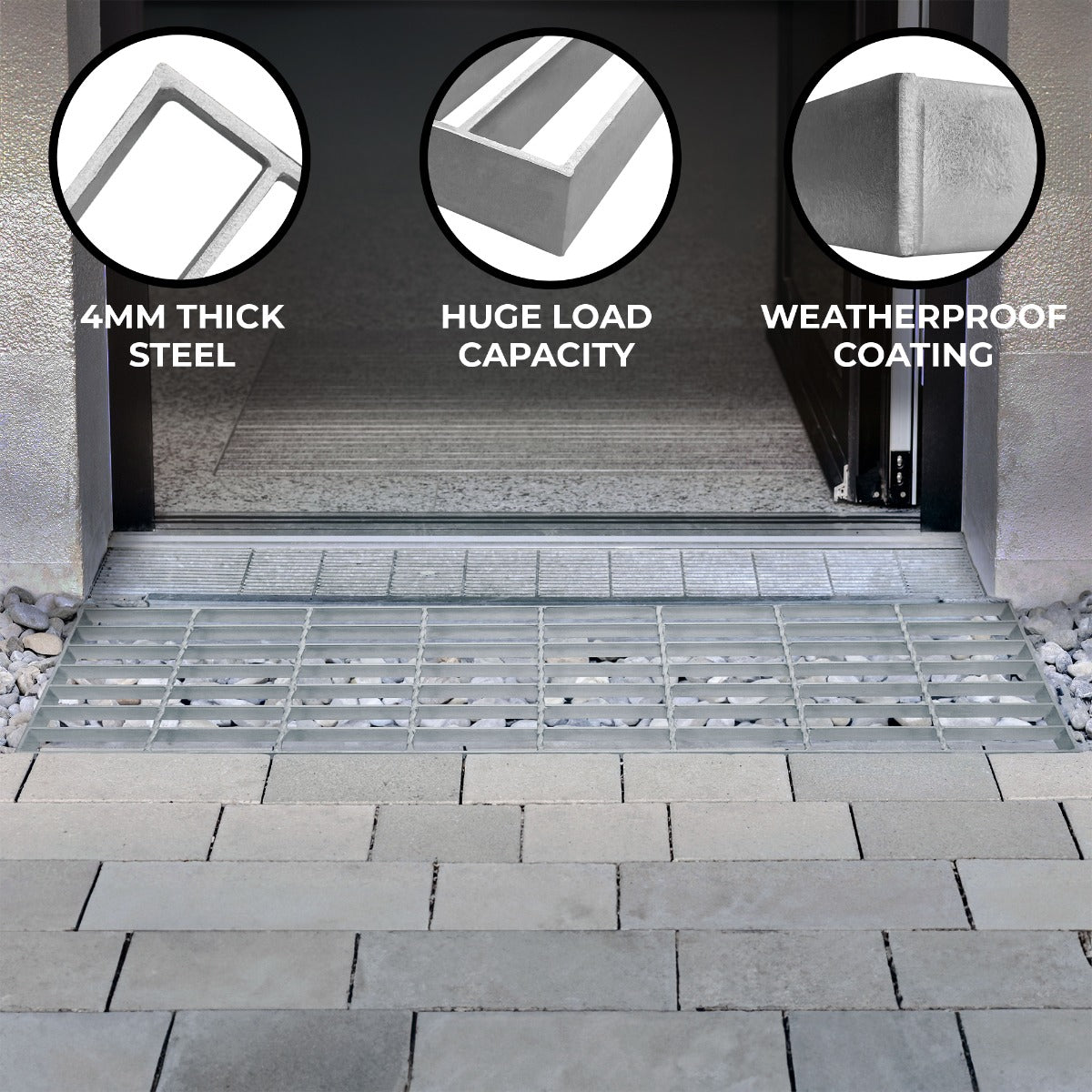 Galvanised Grating - 800mm x 270mm