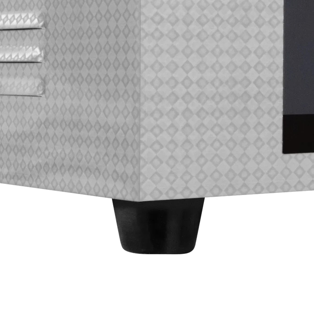 T-Mech Ultrasonic Cleaner 3L with textured silver casing, black control panel, and sturdy rubber feet for stability