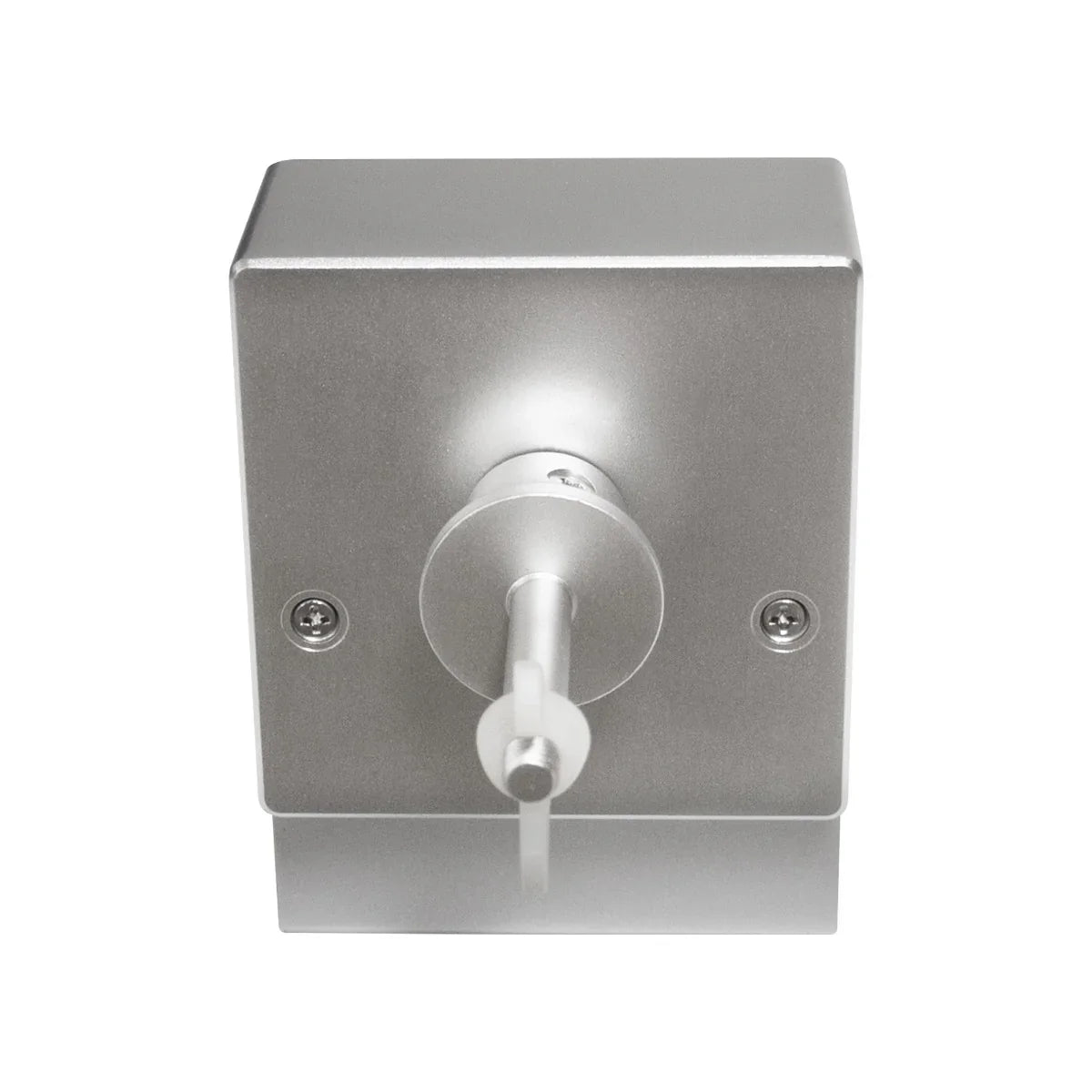 T-Mech 6L Ultrasonic Cleaner vinyl adaptor in sleek silver metal, featuring a smooth, rounded knob for easy operation