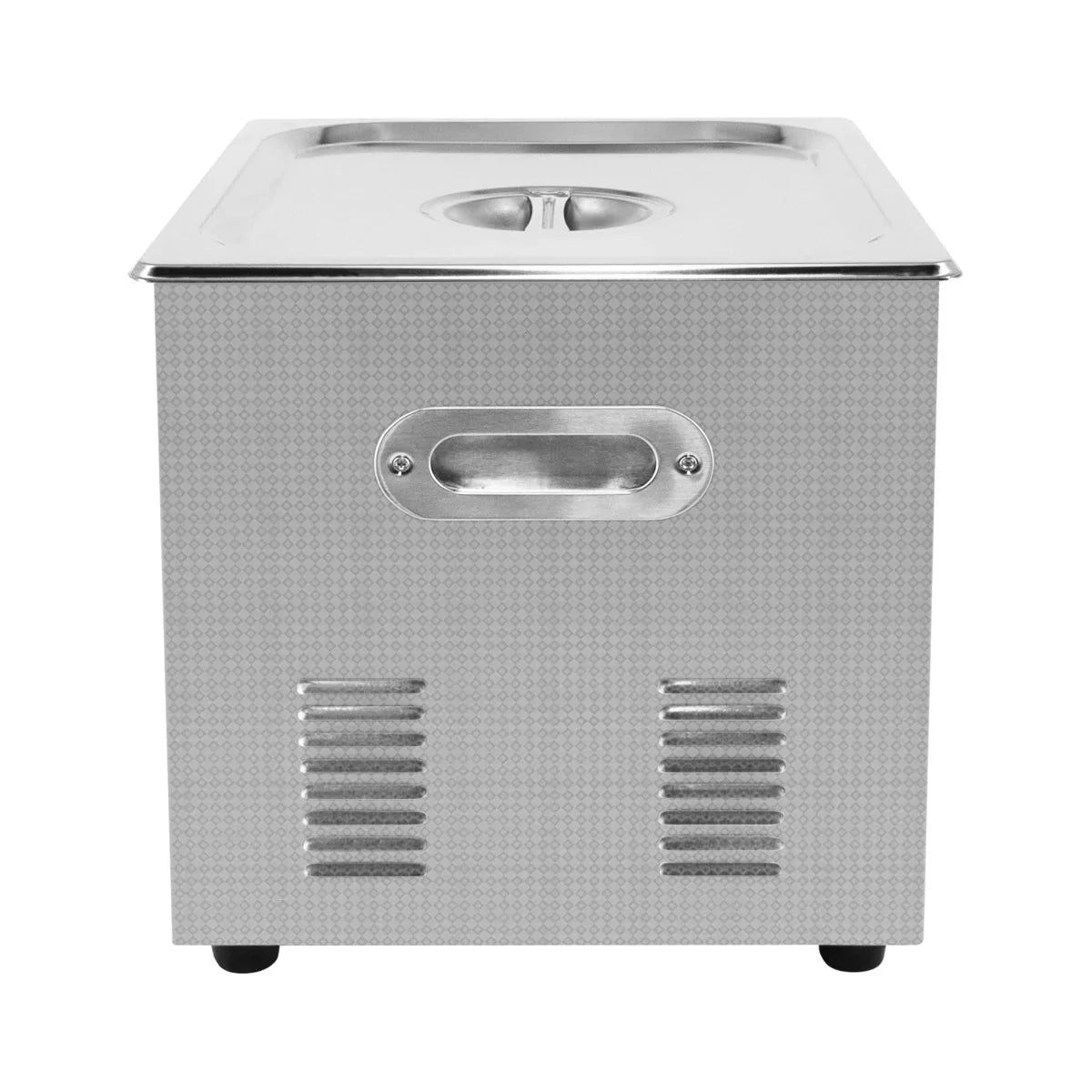 T-Mech Ultrasonic Cleaner 15L with stainless steel body, front handle, and ventilation slots for efficient cleaning performance