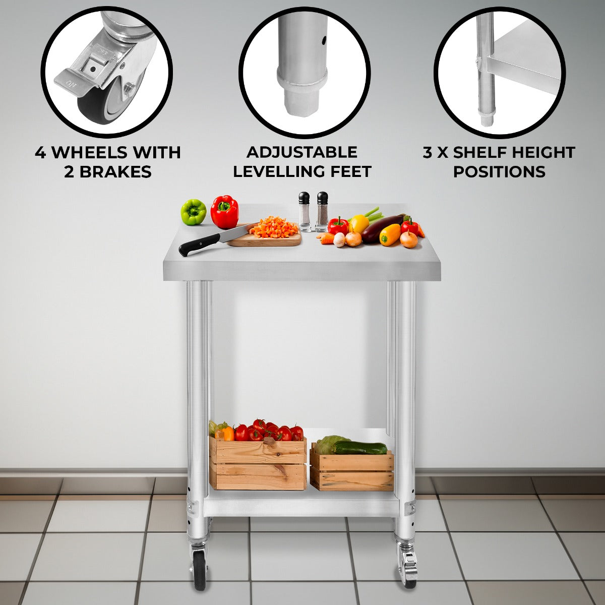 KuKoo Work Table – 60cm x 45cm x 86cm