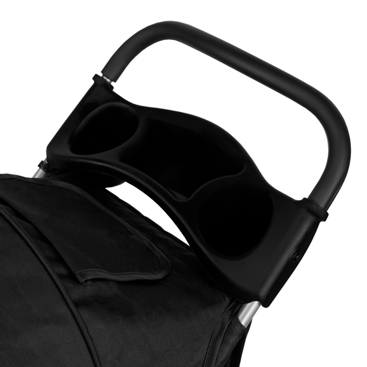 Pet Stroller with Rain Cover – Black