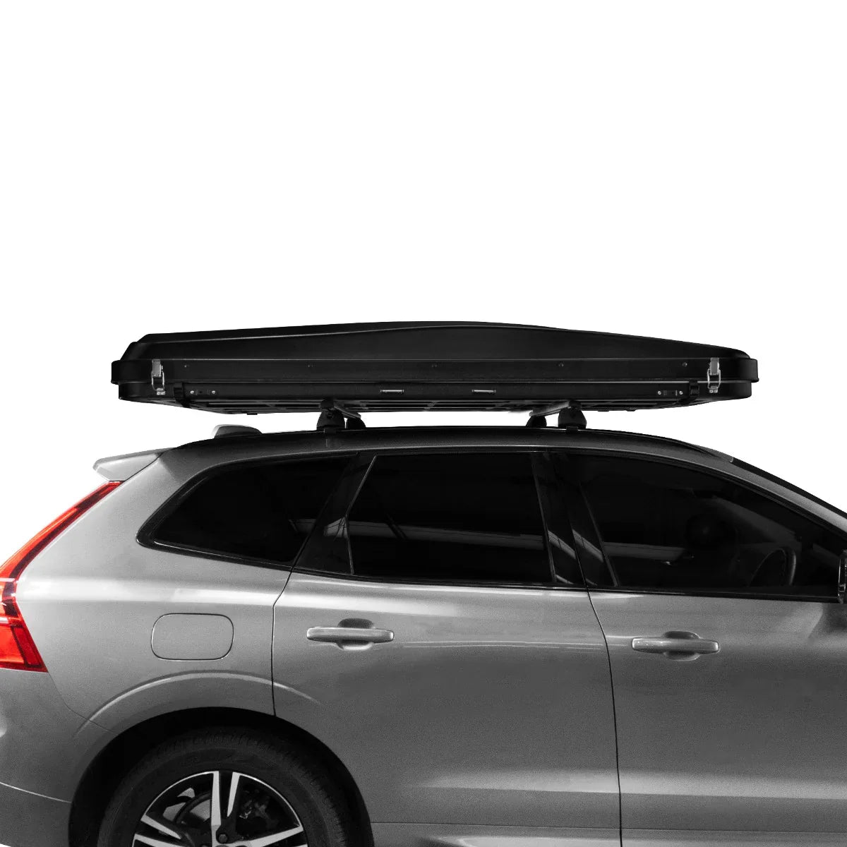 Brown car roof tent mounted on a sleek silver SUV, showcasing a streamlined design and durable material for outdoor adventures