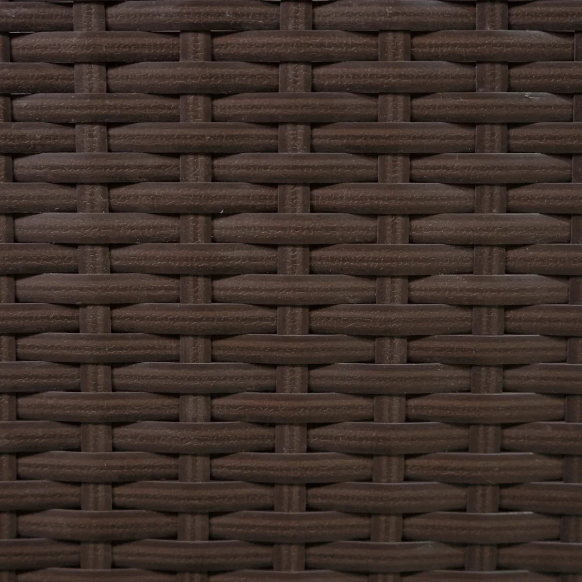 Brown rattan storage box with a woven texture, featuring a durable design ideal for organizing and enhancing home decor