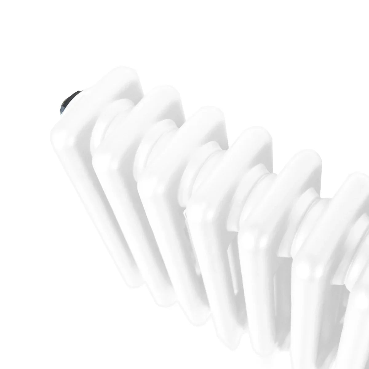 Traditional 3 column radiator in white, featuring smooth, rounded edges and a sleek design, ideal for efficient heating in any room