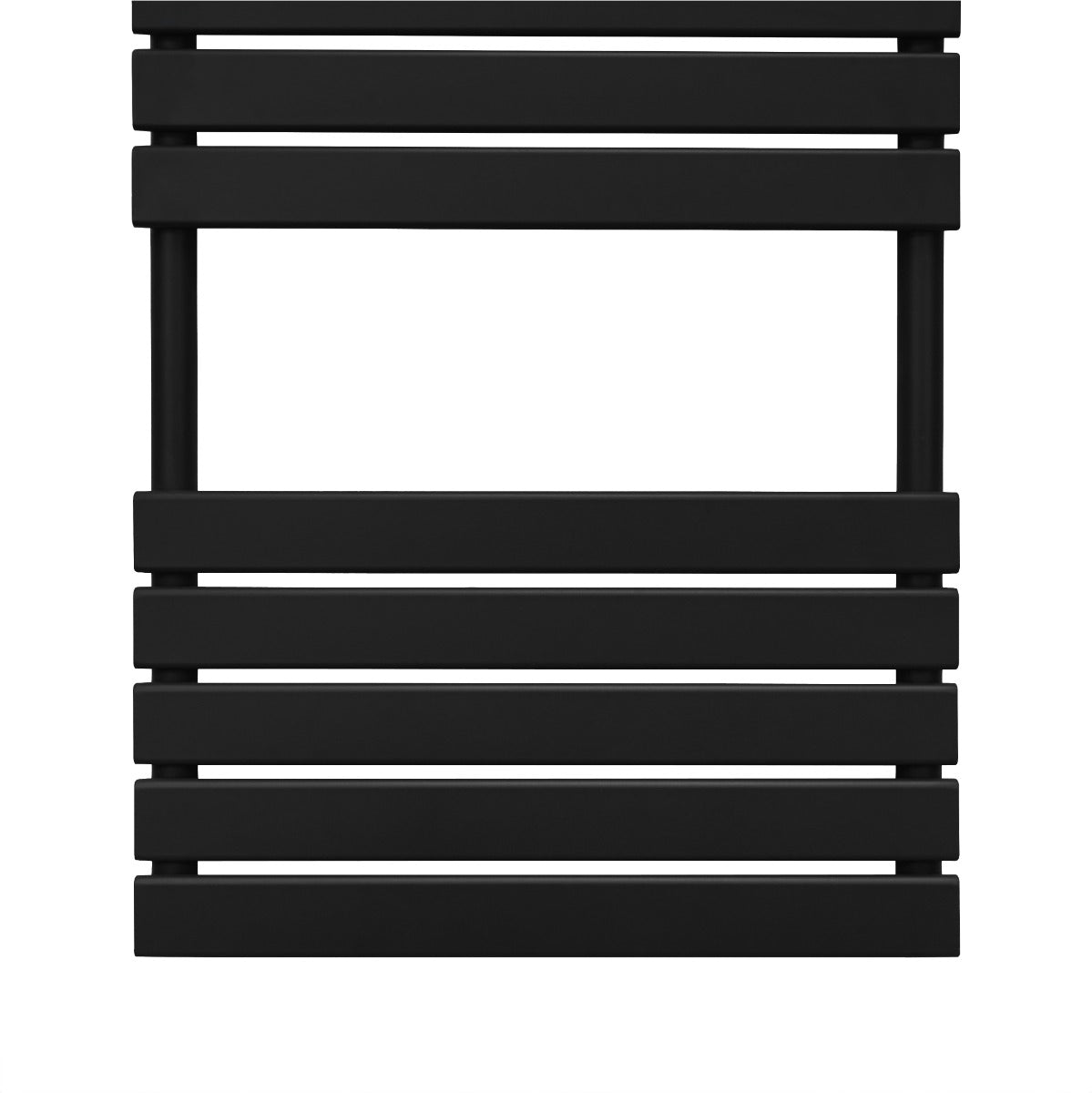 Flat Panel Towel Radiator – 1200mm x 600mm – Black