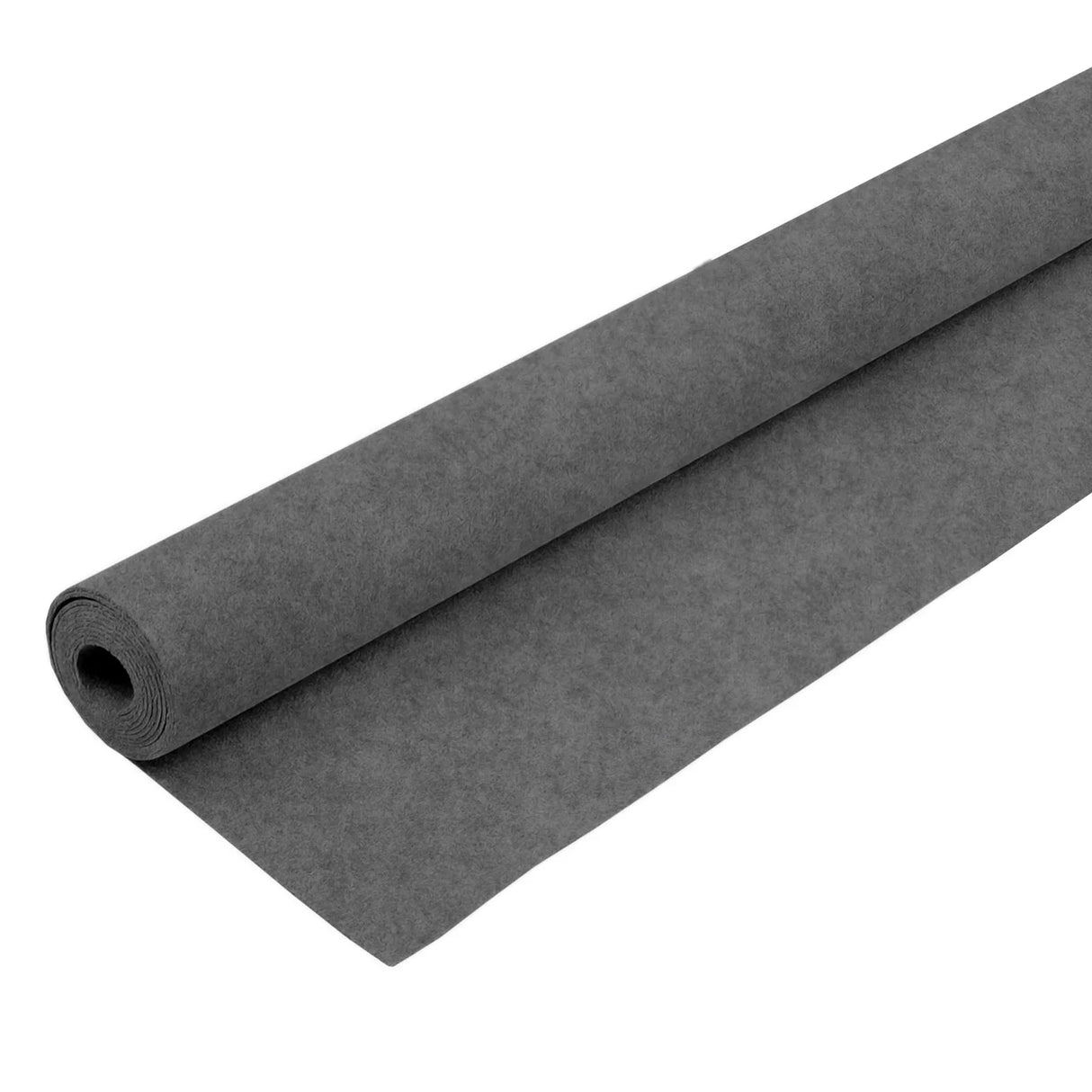 Smoke grey van carpet lining roll, featuring a soft, textured surface ideal for vehicle interiors and storage pouches