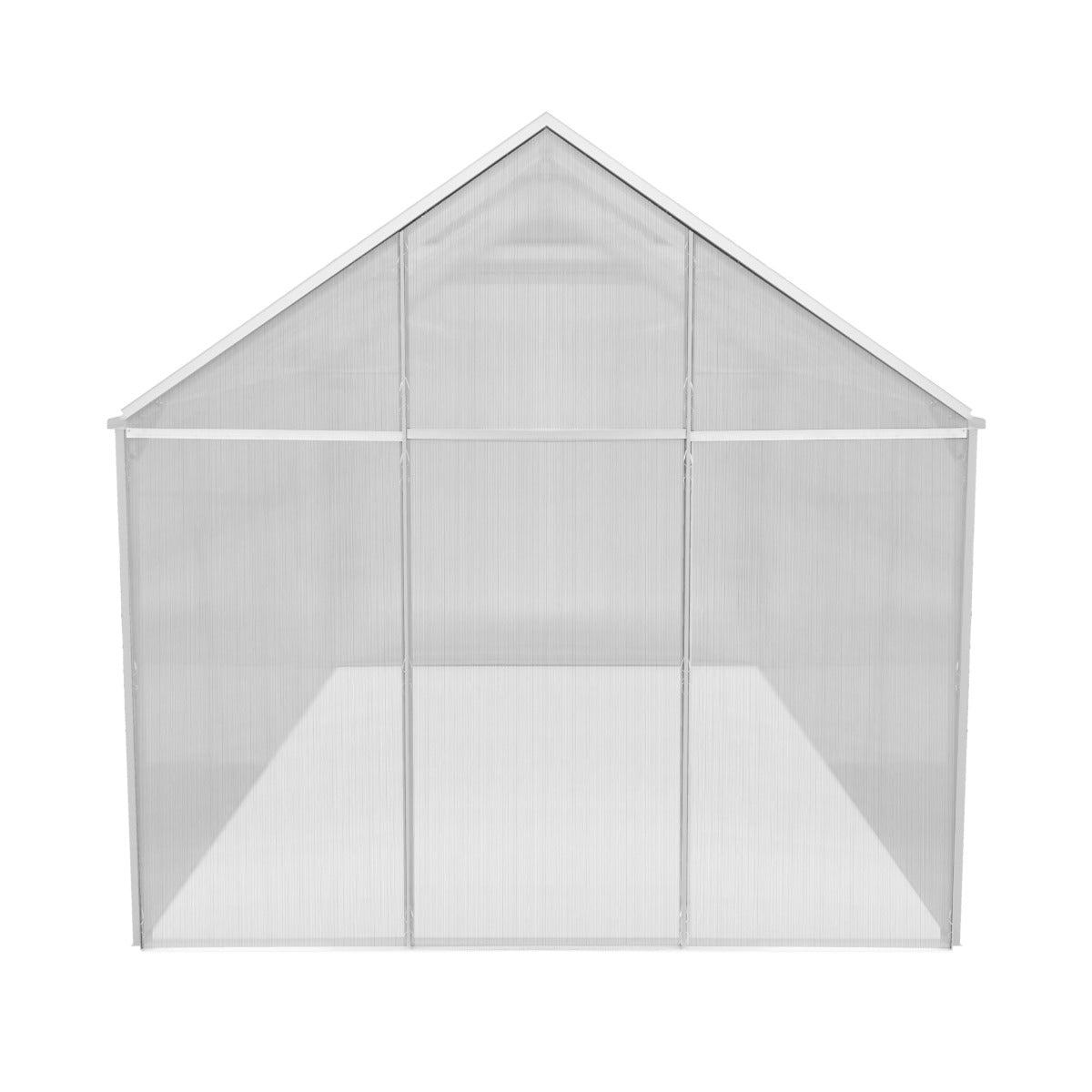 Polycarbonate Greenhouse 6ft x 8ft – Silver