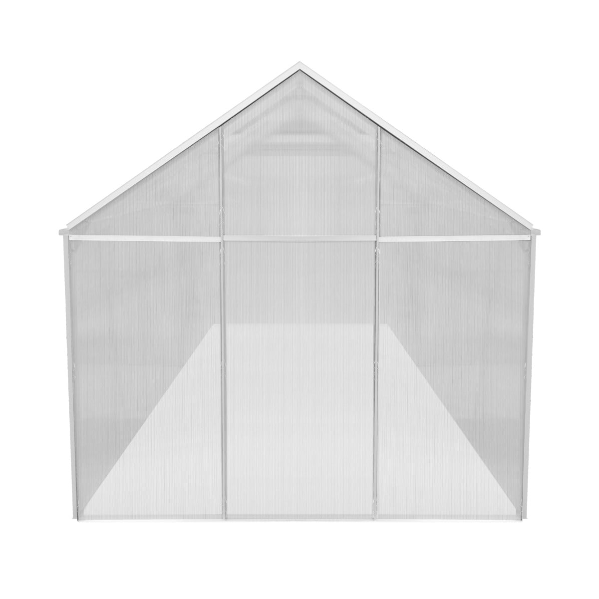 Polycarbonate Greenhouse 6ft x 10ft – Silver