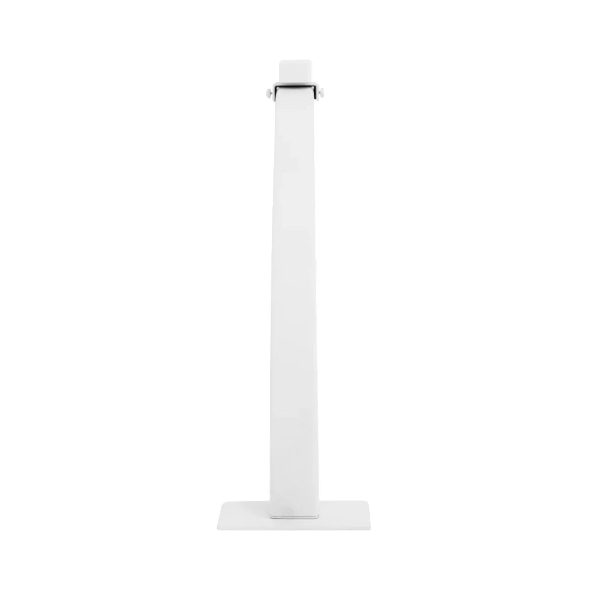 Sleek white LED Half Moon Lamp with a modern design, featuring a sturdy base and a minimalist aesthetic for stylish lighting