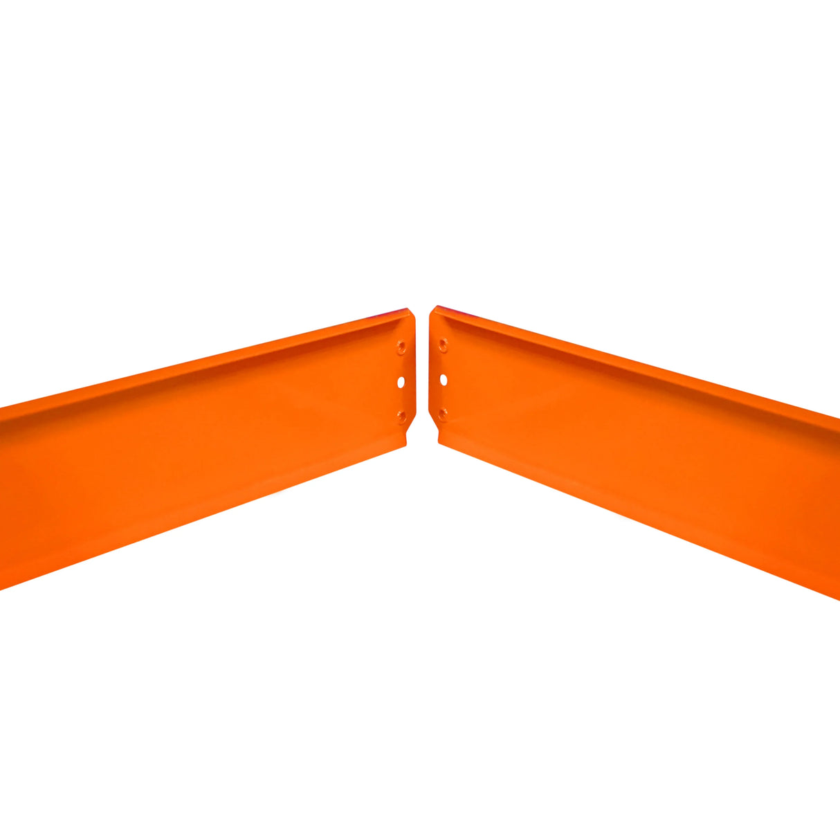 Bright orange metal brackets for S-Rax Workbench Additional Shelf, designed for sturdy support and easy installation, 180cm x 60cm