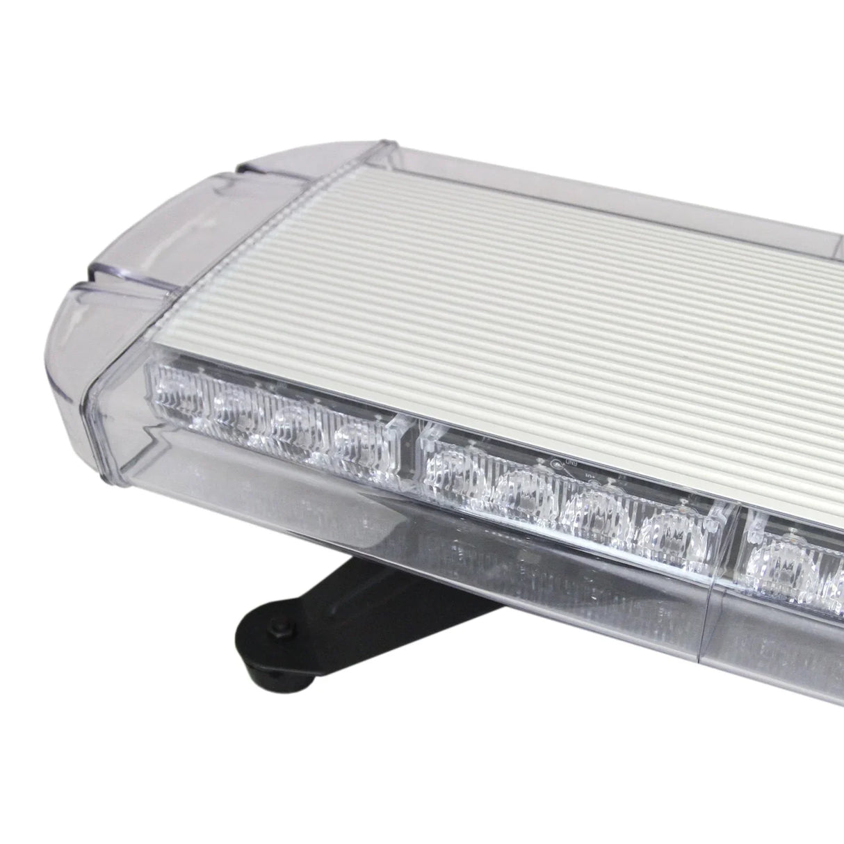 Amber Recovery Light 1200mm features a sleek, clear housing with a textured surface and integrated control panel for easy operation